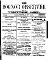 Bognor Regis Observer Wednesday 10 July 1878 Page 1