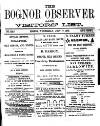 Bognor Regis Observer Wednesday 17 July 1878 Page 1
