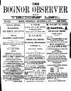 Bognor Regis Observer Wednesday 04 September 1878 Page 1