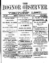 Bognor Regis Observer Wednesday 30 October 1878 Page 1