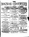 Bognor Regis Observer Wednesday 20 November 1878 Page 1
