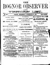 Bognor Regis Observer Wednesday 27 November 1878 Page 1