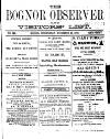 Bognor Regis Observer Wednesday 25 December 1878 Page 1
