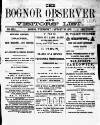 Bognor Regis Observer Wednesday 29 January 1879 Page 1