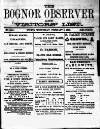 Bognor Regis Observer Wednesday 05 February 1879 Page 1