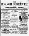 Bognor Regis Observer Wednesday 09 April 1879 Page 1