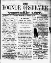 Bognor Regis Observer Wednesday 22 October 1879 Page 1