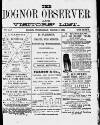 Bognor Regis Observer Wednesday 03 March 1880 Page 1