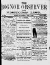 Bognor Regis Observer Wednesday 05 May 1880 Page 1