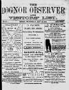 Bognor Regis Observer Wednesday 12 May 1880 Page 1