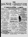 Bognor Regis Observer Wednesday 19 May 1880 Page 1