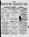 Bognor Regis Observer Wednesday 02 June 1880 Page 1