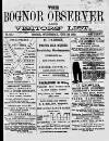 Bognor Regis Observer Wednesday 23 June 1880 Page 1
