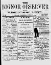 Bognor Regis Observer Wednesday 11 August 1880 Page 1