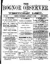 Bognor Regis Observer Wednesday 12 January 1881 Page 1
