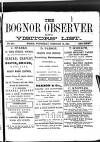 Bognor Regis Observer Wednesday 16 February 1881 Page 1