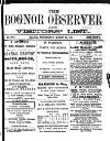 Bognor Regis Observer Wednesday 23 March 1881 Page 1