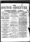 Bognor Regis Observer Wednesday 20 April 1881 Page 1