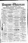 Bognor Regis Observer Wednesday 03 September 1884 Page 1