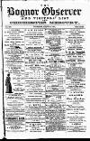 Bognor Regis Observer Wednesday 22 October 1884 Page 1