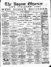 Bognor Regis Observer Wednesday 22 January 1890 Page 1
