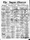 Bognor Regis Observer Wednesday 22 October 1890 Page 1