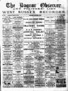 Bognor Regis Observer Wednesday 02 September 1891 Page 1