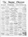 Bognor Regis Observer Wednesday 16 September 1891 Page 1