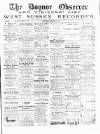 Bognor Regis Observer Wednesday 23 December 1891 Page 1