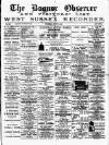 Bognor Regis Observer Wednesday 02 August 1893 Page 1