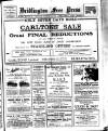 Bridlington Free Press Saturday 22 November 1924 Page 1