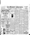 Kilsyth Chronicle Friday 11 October 1918 Page 1