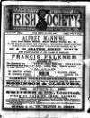 Irish Society (Dublin) Saturday 20 April 1889 Page 1