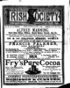Irish Society (Dublin) Saturday 01 June 1889 Page 1