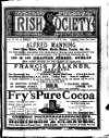 Irish Society (Dublin) Saturday 08 June 1889 Page 1