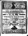 Irish Society (Dublin) Saturday 20 July 1889 Page 1