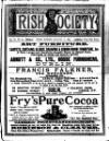 Irish Society (Dublin) Saturday 17 August 1889 Page 1