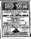 Irish Society (Dublin) Saturday 30 November 1889 Page 1