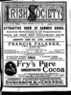 Irish Society (Dublin) Saturday 05 July 1890 Page 1