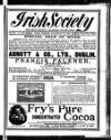 Irish Society (Dublin) Saturday 15 November 1890 Page 1