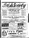 Irish Society (Dublin) Saturday 23 January 1892 Page 1