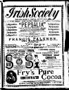 Irish Society (Dublin) Saturday 06 February 1892 Page 1