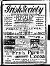 Irish Society (Dublin) Saturday 20 February 1892 Page 1