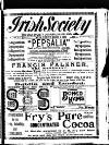 Irish Society (Dublin) Saturday 05 March 1892 Page 1