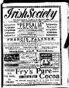 Irish Society (Dublin) Saturday 19 March 1892 Page 1
