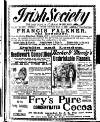 Irish Society (Dublin) Saturday 14 May 1892 Page 1