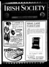 Irish Society (Dublin) Saturday 17 September 1921 Page 1
