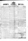 John Bull Sunday 01 September 1822 Page 1
