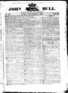 John Bull Sunday 21 December 1823 Page 1