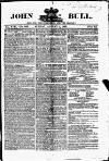 John Bull Sunday 05 August 1838 Page 1